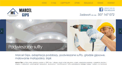 Desktop Screenshot of marcelgips.pl
