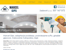 Tablet Screenshot of marcelgips.pl